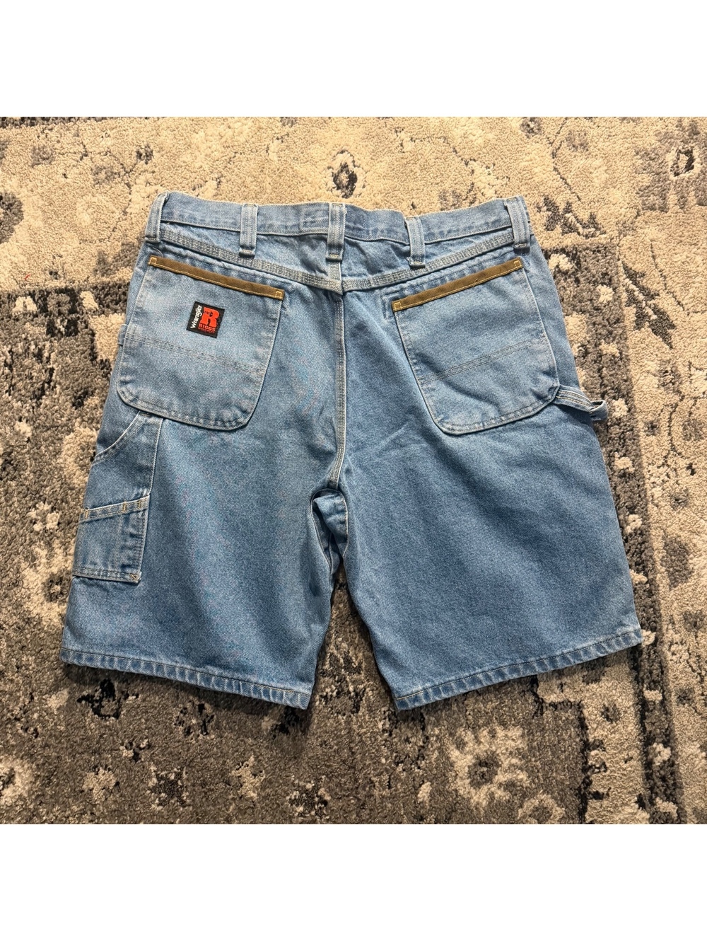 Wrangler Riggs Workwear Men's Denim Carpenter Shorts Size 36